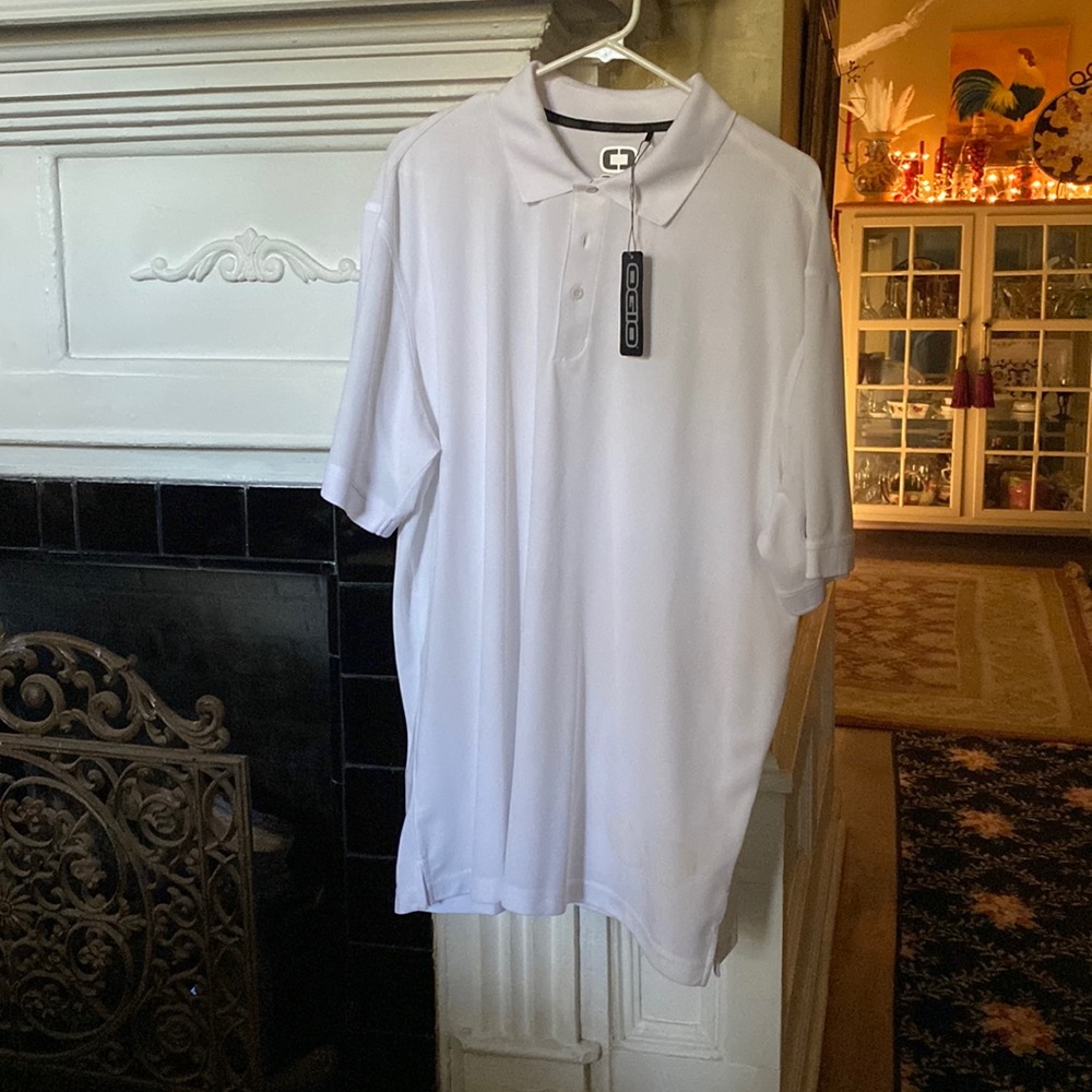 White polo/golf type shirt for Georgia Pacific Employee. Nice fabric